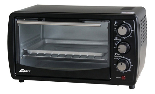 Imagen 1 de 2 de Horno Eléctrico Alpaca 13 Litros Compacto Timer Bandeja
