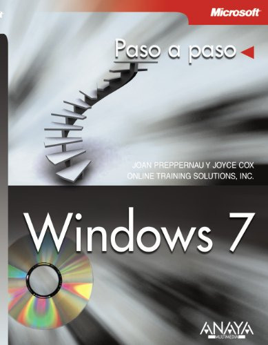 Libro Paso A Paso Windows 7 Microsoft De Joyce Cox, Joan Pre