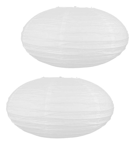 2 Uds Farolillos De Papel Colgantes Decoración 40cmx20cm