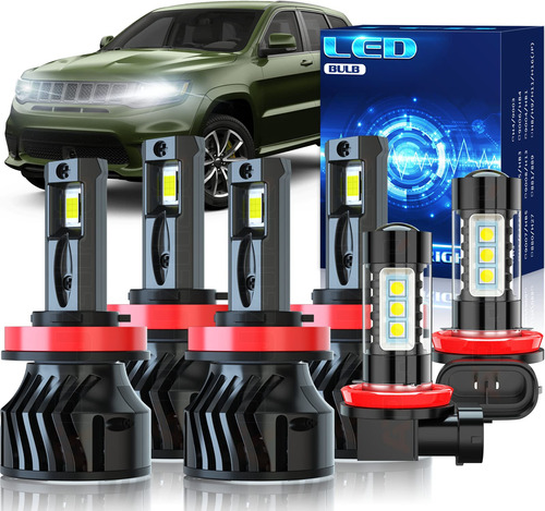 Apljzhzq Para Bombilla Led Jeep Grand Cherokee Faro Haz Alto