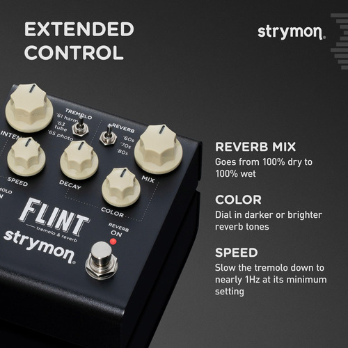 Pedal De Efectos De Guitarra Strymon Flint V2 Tremolo And Re