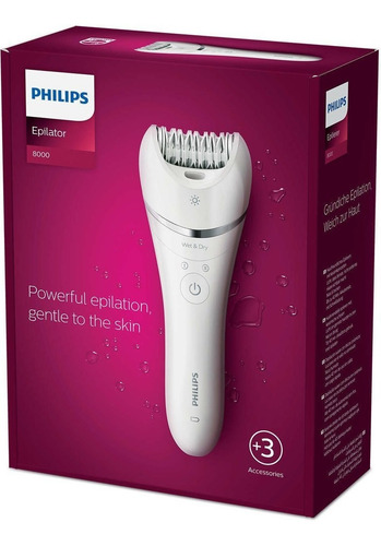 Depiladora Philips Bre712 2 Velocidades Luz 5 Accesorio