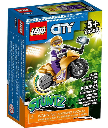Bloques Para Armar Lego City Moto Acrobática Selfi 60309