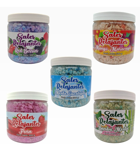 100 G De Jelly 500g De Sales 40 Pastillas, Exfoliante Y Tina