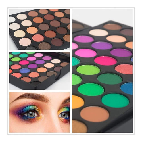 Imagen 7 de 8 de Juego De Paleta De Sombras De Ojos De 120 Colores