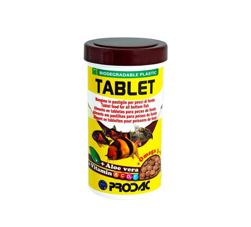 Imagen 2 de 2 de Alimento para peces de fondo coridoras Prodac Tablet 60g