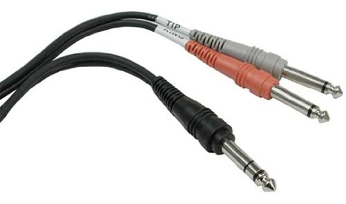 Hosa Stp-201 1/4  Trs A Doble Cable De Insercion Ts De 1/4