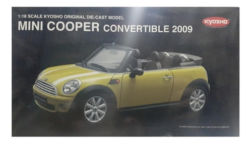 Mini Cooper Convertible 2009 1:18 Kyosho A3918 Milouhobbies