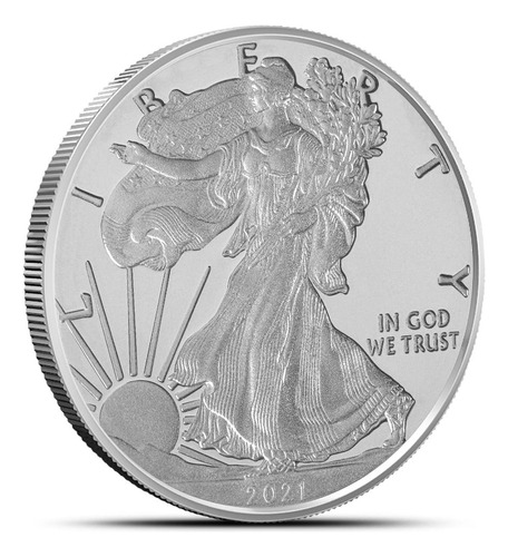 Moneda De Plata Prueba Águila Americana 1 Onza 2021 Tipo 1
