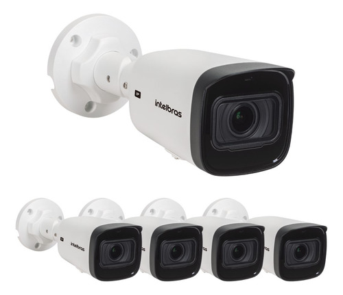 Kit 5 Câmeras Ip 2 Megas 40m Zoom Vip 3240 Z G3 Intelbras