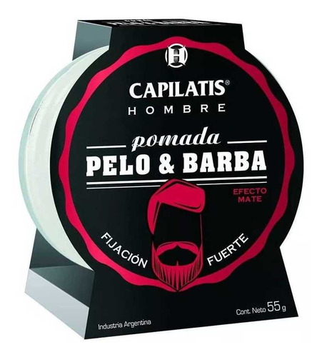 Pack X 3 Unid Pomada  Pelo Y Barba X55gr Capilatis