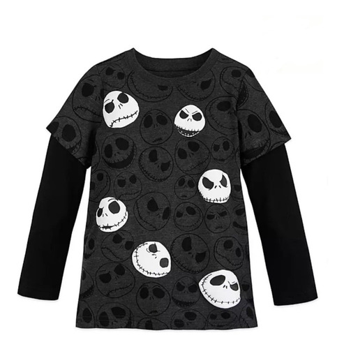 Franela Para Niños Disney Jack Skellington Original Disney