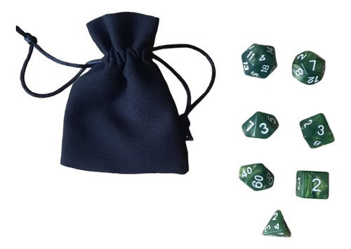 Dados De Rol Set De 7 Dados Diferentes Caras