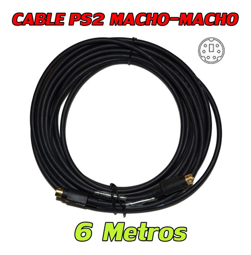 Cable Conector Pc2 Macho / Macho (6 Metros) 