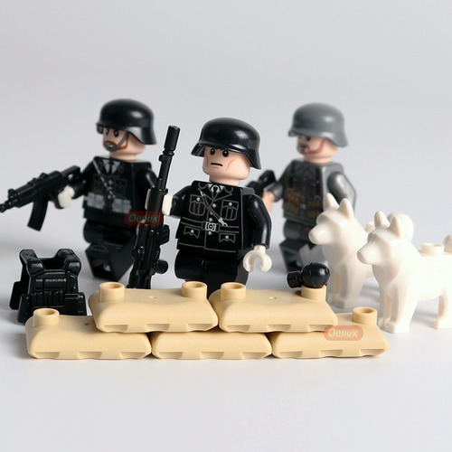 . 6soldado Batalla Moscú Bloques Y Figuras For Armar Juguete