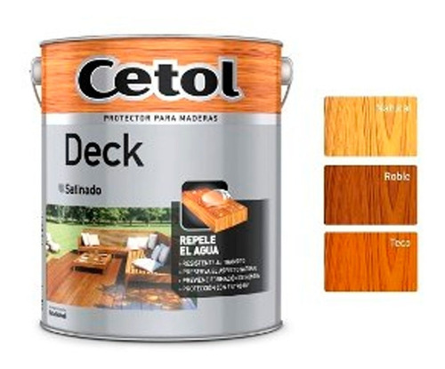 Cetol Deck Natural/sequoia/roble  1 Litro - Colordream 