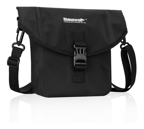 Imagen 2 de 10 de Bolsa Impermeable Mujer Moto Bici Mochila Mensajero Lluvia