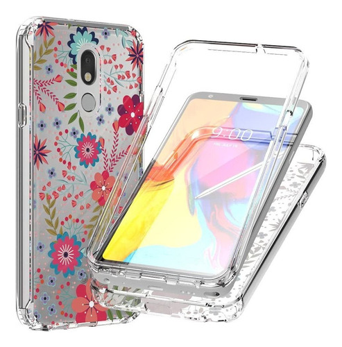 Para LG Case Stylo 5 Floral Flower Mujeres Niñas C3069