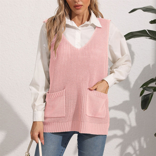 25 Camisa Base Sin Mangas Con Cuello Redondo Y Cuello