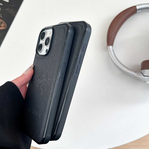 Funda Protectora Con Estampado De Cruz Negra Para iPhone 11, 12, 13, 4, 15, 16 Pro Max, 14plus, 15plus, Funda De Teléfono De Lujo