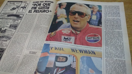 Revista Clarin N° 12218 Paul Newman Formula 1 Actor Año 1980