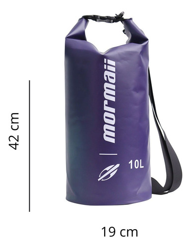 Mochila Estanque Sacola Mormaii Bolsa Impermeável 10 Litros Azul