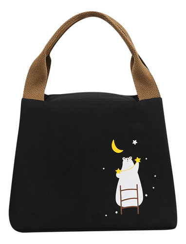 Bolsa De Comida De Tela Para Picnic Al Aire Libre, Bolsa De Almuerzo Portátil Bento