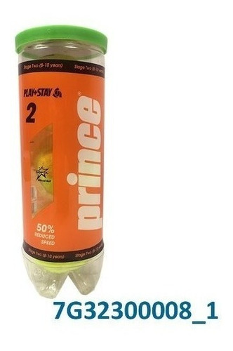 Tubo De Pelotas Prince Mini Tenis Stage 2 Flex