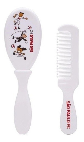 Kit Cabelo Escova E Pente São Paulo Lolly 7054-01-spo