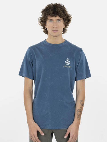 Polera Blair Stone Ss Tee Hombre Verde Volcom