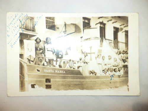 Antigua (1936) Foto Carro Alegórico Del Carnaval De Veracruz