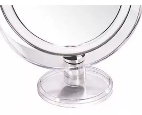 FOMIYES Espelho de maquiagem de mesa redonda com suporte espelho de vaidade  dupla face para quarto cosméticos espelhos de mesa (dourado)