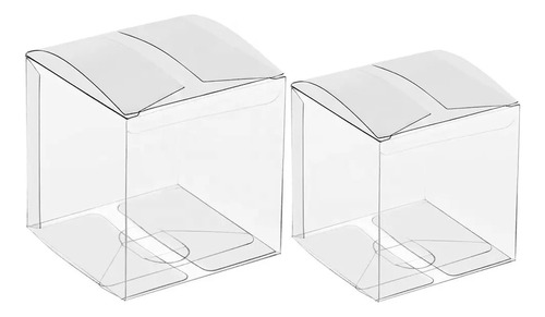 Caja Acetato 10x10x10 Cmtrs Pack De 12 Unidades