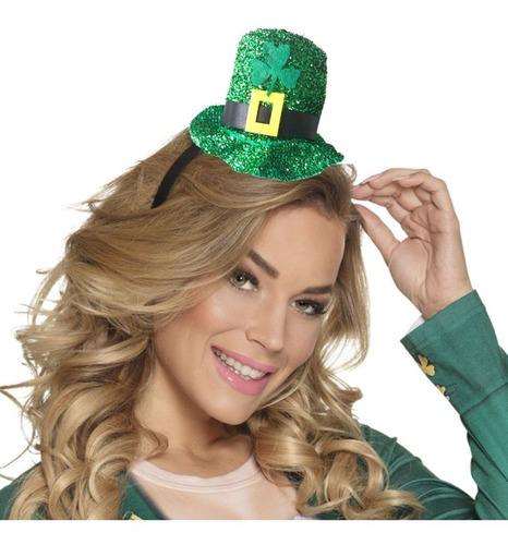 Tiara Saint Patrick's Day Tiara São Patrício Com Frase