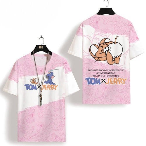 Camiseta De Manga Corta Tom And Jerry