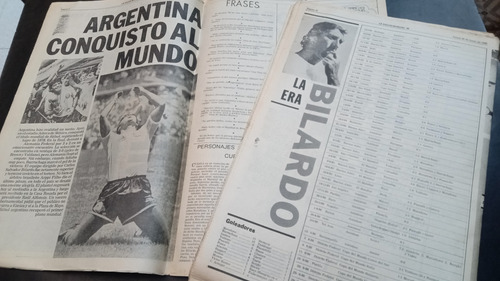 Diario La Razón Argentina Campeón Mundial 86 30/6 Póster