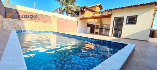 Imagem 10 de 15 de Casa A Venda Na Praia De Itanhaém Com 3 Dormitórios E Piscina - Ref Ca330-f - Ca330-f