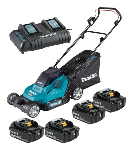 Cortador De Grama 4 Baterias 18v 5ah Makita Dlm432z Bivolt