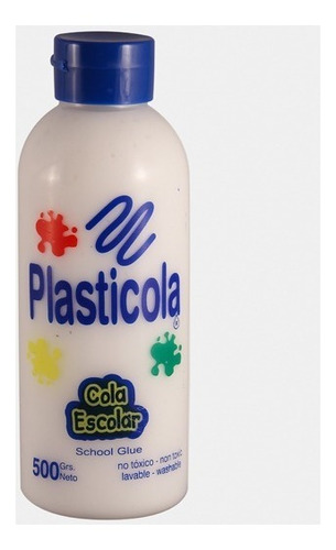 Plasticola 8639 Pegamento Escolar Blanco Tradicional X500grs