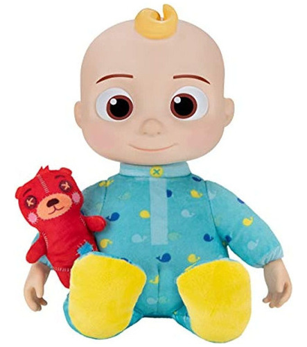 Cocomelon Official Musical Bedtime Jj Doll, Soft Plush Body 