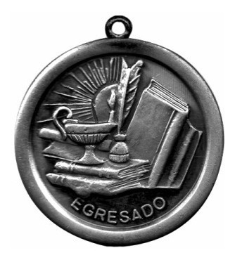 Imagen 1 de 1 de Medalla Egresado - Pack 10 Unidades