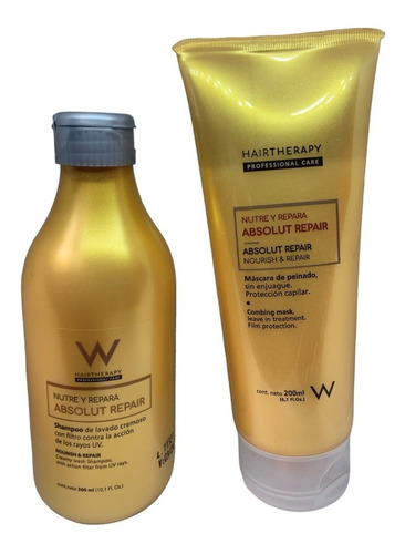 Shampoo + Mascara  Peinado Absolut Repair 200ml Hairtherapy