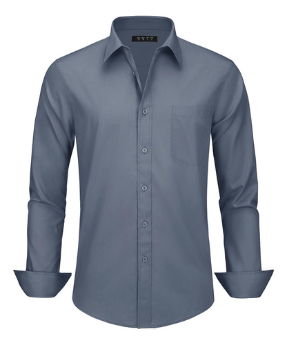 Camisas De Vestir Cavva Para Hombre, Corte Regular, Con Boto