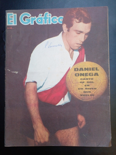 El Gráfico 2435 7/6/66 Tapa Onega Previa 66 Pelé Menotti 