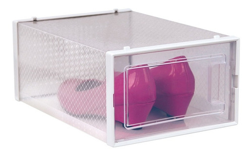Imagen 1 de 1 de Caja Plastica P/zapatos Organizadora