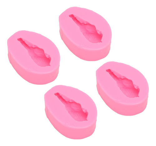 Molde De Silicona Para Tartas, 4 Unidades, Con Forma De Baqu