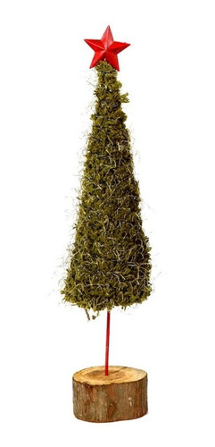 Arbol Navidad Pino Navideño Base De Tronco Chico 40cm Deco