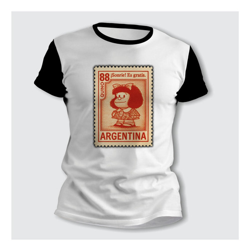 Remeras De Borges En Estampilla Adultos Estampadas - 7814
