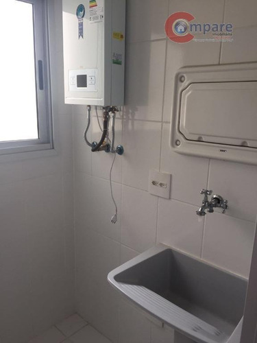 Apartamento Com 3 Dormitórios À Venda, 62 M² Por R$ 380.000,00 - Parque Cecap - Guarulhos/sp - Ap3339
