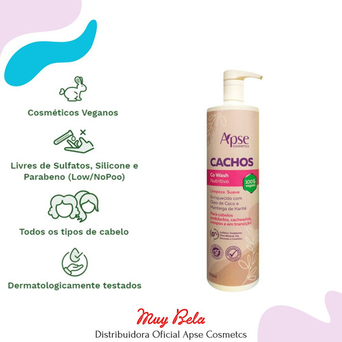 Kit Definição E Controle Para Cachos Leves Apse Cosméticos